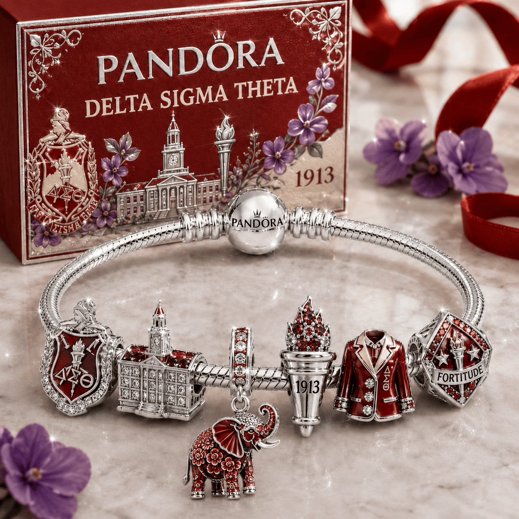 DST Silver Charm Bracelet Set NTVA