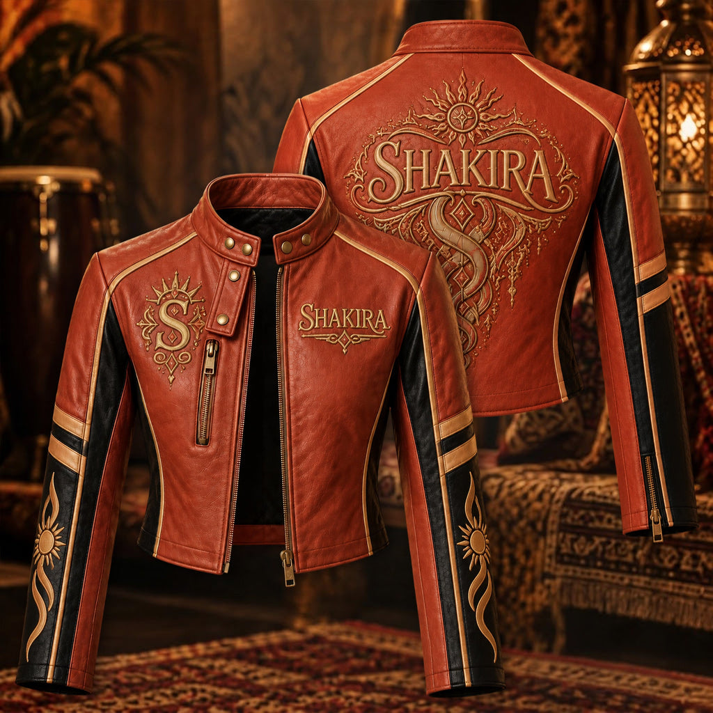 Premium SKRA Cropped Leather Zipper Jacket TTMH