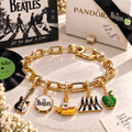 TBE Gold Charm Bracelet Set BMD