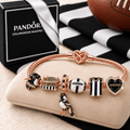 CWM Rose Gold Charm Bracelet Set TMH