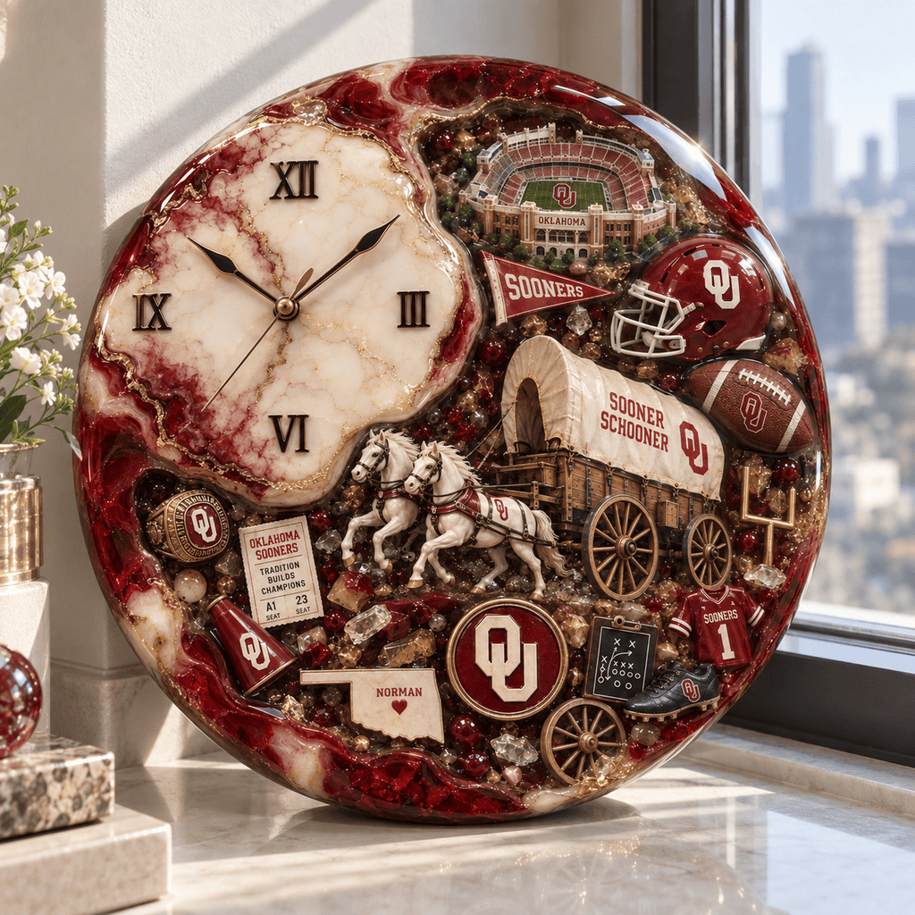 Premium OSN Statement 3D Decorative Wall Clock HTTT