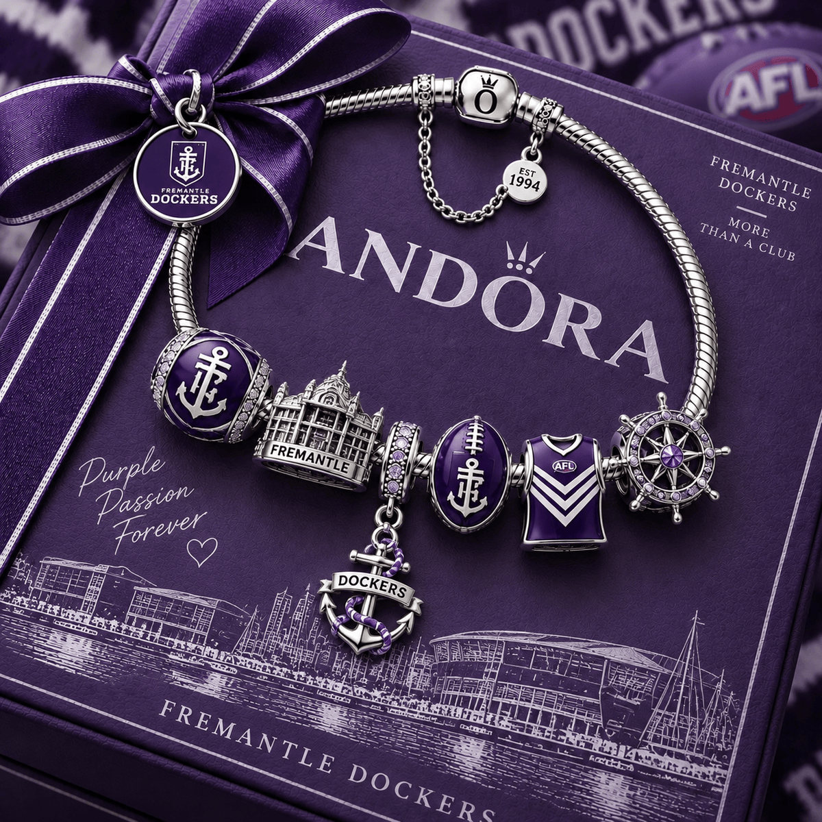FRMT Silver Charm Bracelet Set PTT