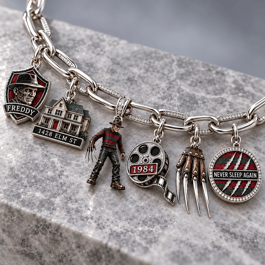 FDKG Silver Charm Bracelet Set NTVA