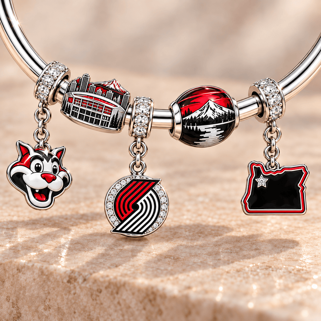 PTBZ Silver Charm Bracelet Set TMH
