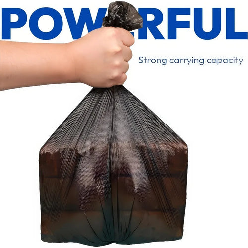 100/200/300 Black Garbage Bags, Wear-resistant and Durable, Disposable Portable Garbage Bags, Are Essential Household Items