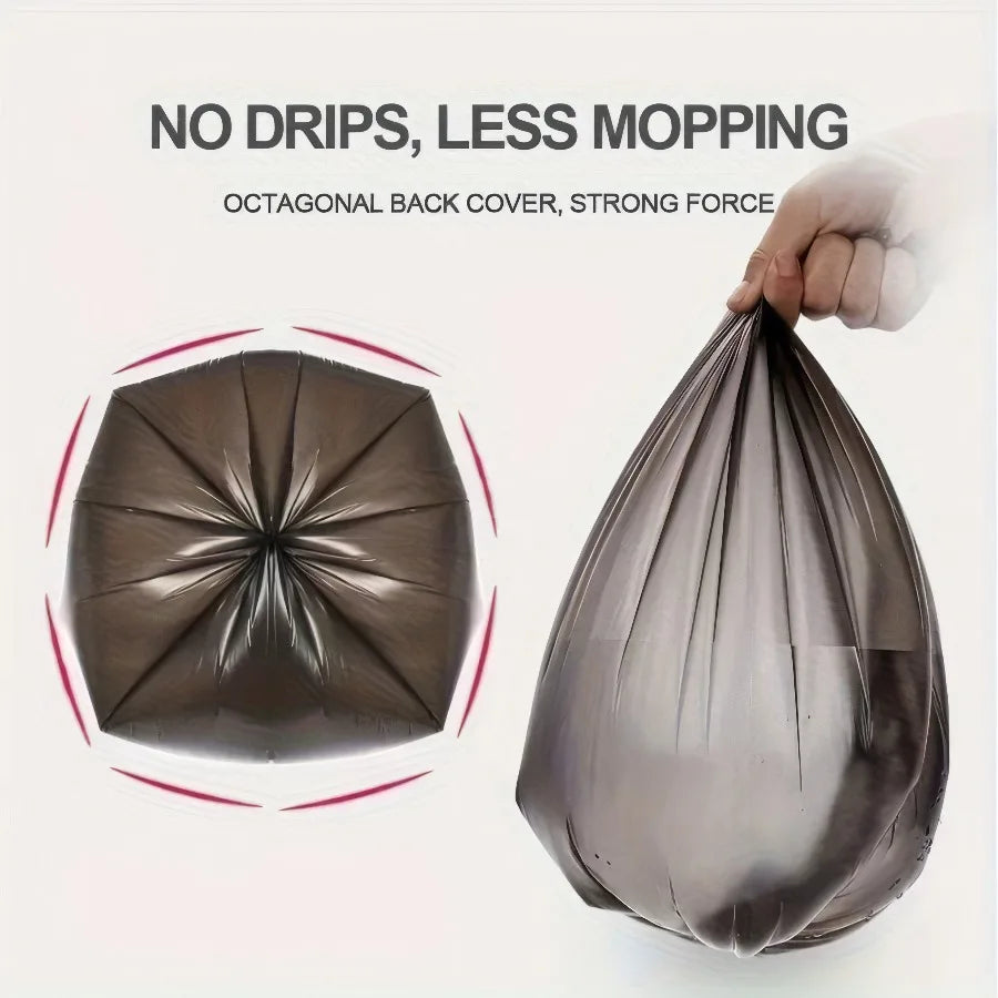 100/200/300 Black Garbage Bags, Wear-resistant and Durable, Disposable Portable Garbage Bags, Are Essential Household Items